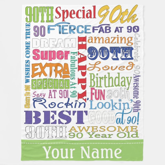 Personalized Happy Birthday Blanket for Comfort & Unique | BKBirth01