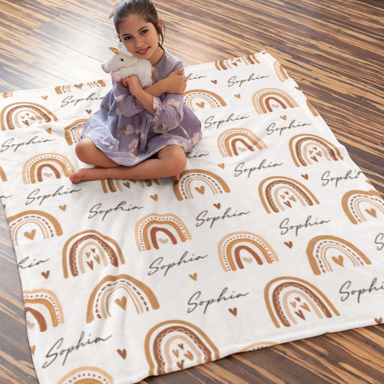 Personalized Lovely Kid Blanket for Comfort & Unique | BKKid03