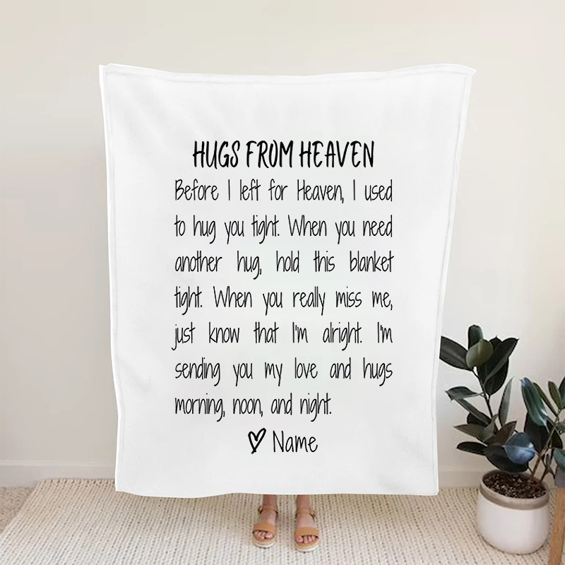 Personalized Love Letter Blanket for Comfort & Unique | BKletter11