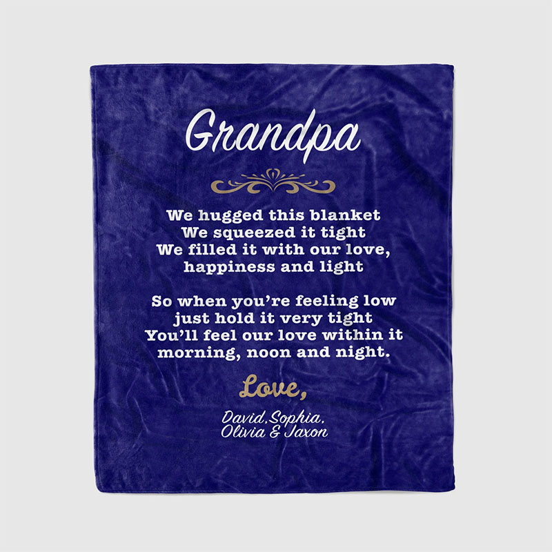 Personalized Love Letter Blanket for Comfort & Unique | BKletter09