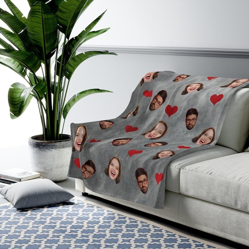 Personalized Funny Face Blanket for Comfort & Unique | BKFace05