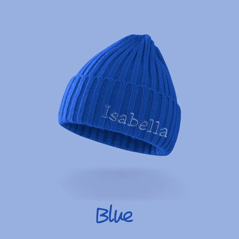 Personalized Embroidery Kid & Adult Color Beanies for Comfort & Unique | HSKid04