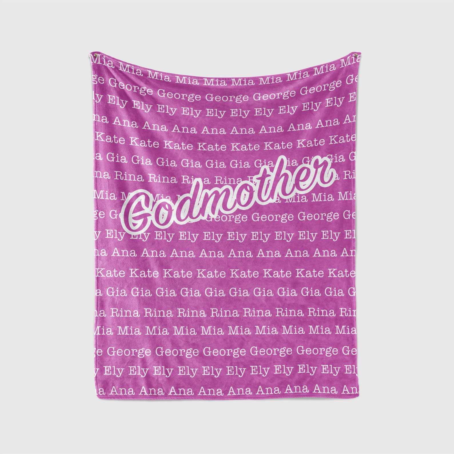 Personalized Family Name Blanket for Comfort & Unique | BKName01