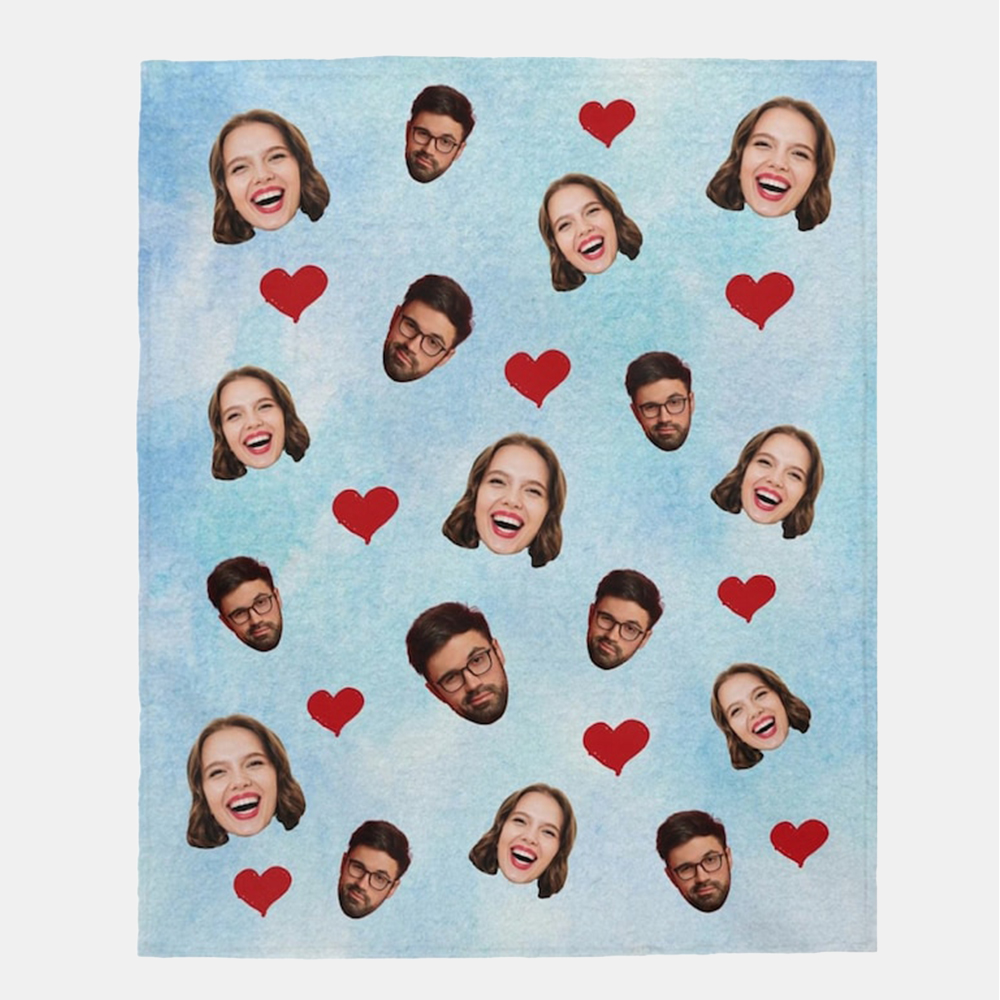Personalized Funny Face Blanket for Comfort & Unique | BKFace05