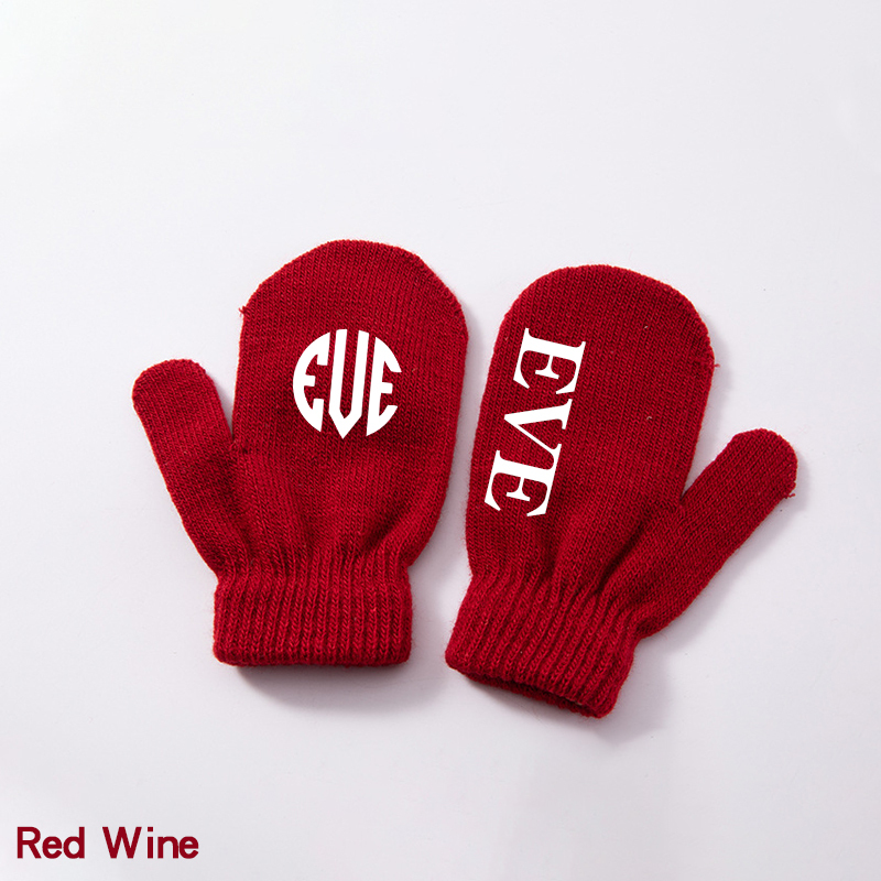 Personalized Kid Color Mitten Gloves for Comfort & Unique | HGKid01