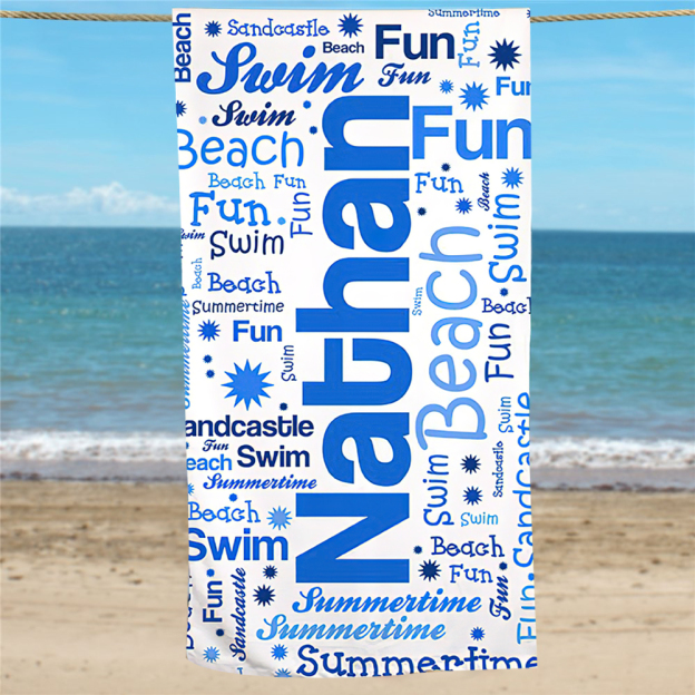 Personalized Lovely Kid Towel for Summer & Beach | CWTowel46
