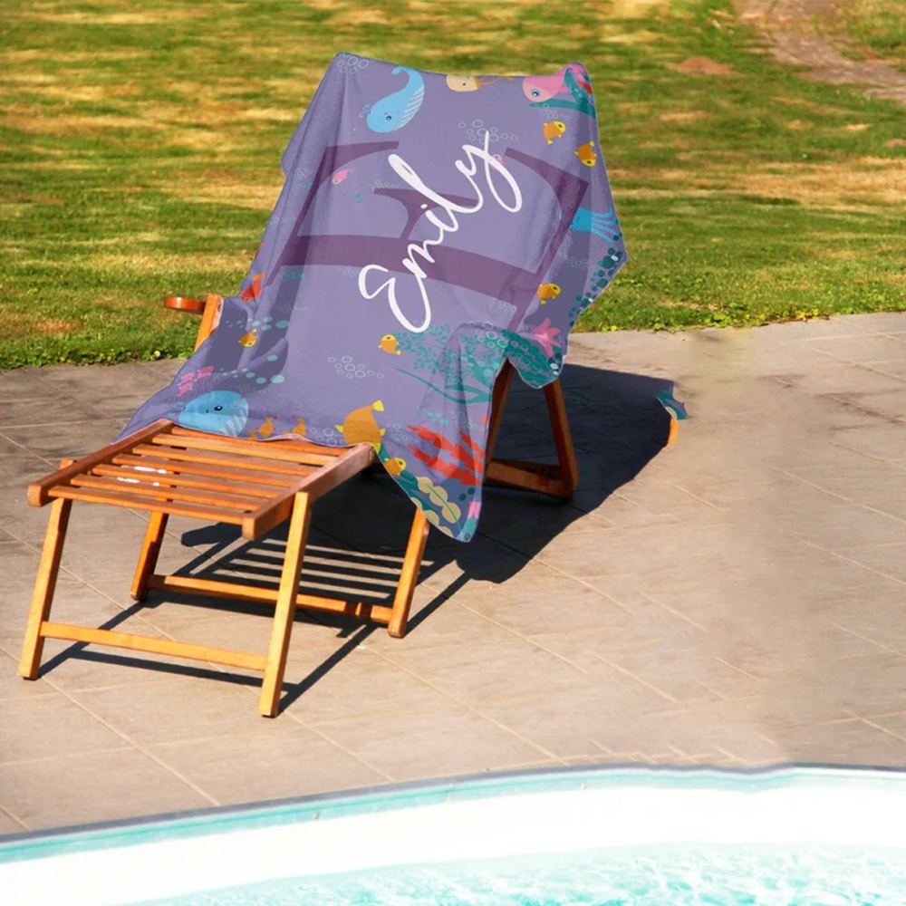 Personalized Lovely Kid Towel for Summer & Beach | CWTowel49