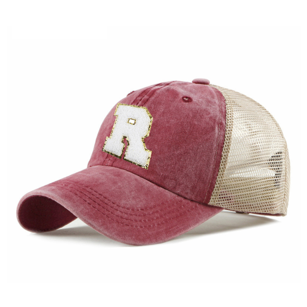 Personalized Adult Letter Patch Hat for Comfort & Unique | CWBeach16