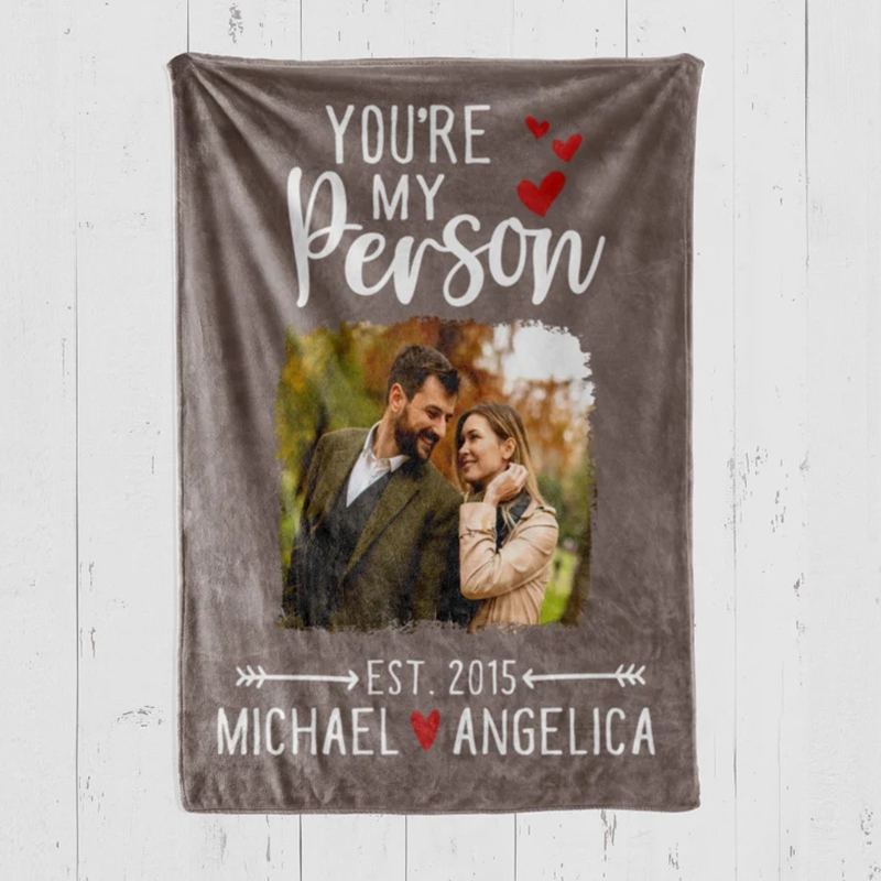 Personalized Anniversary Blanket for Comfort & Unique | BKAN012