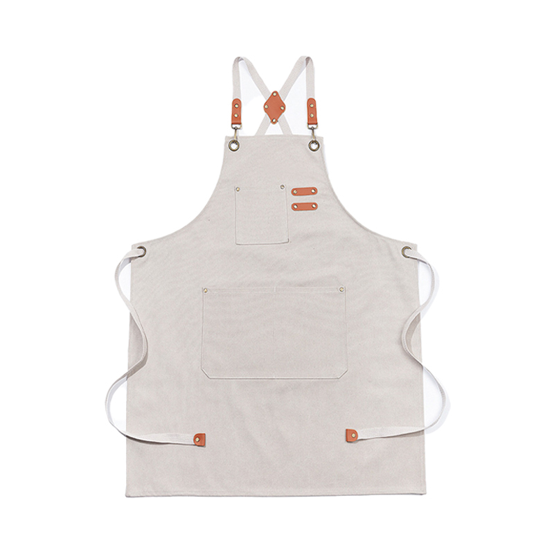 Personalized Name on Canvas Apron with Pockets for Unisex Adult | Apro