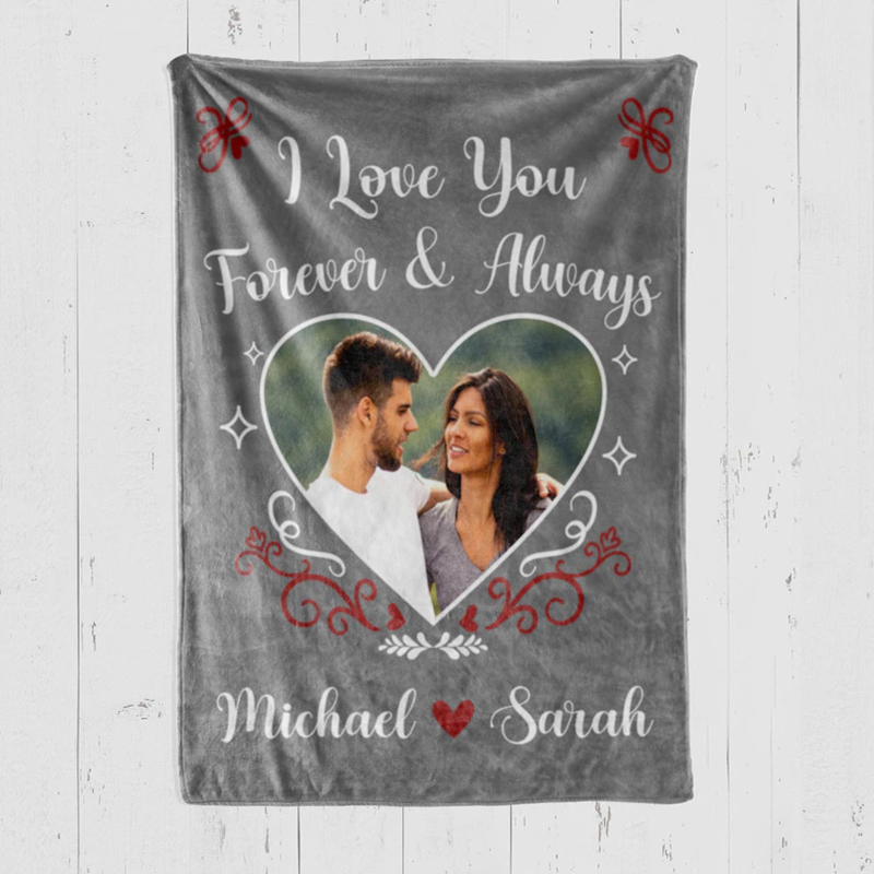 Personalized Memorial Photo Blanket for Comfort & Unique | BKphoto18