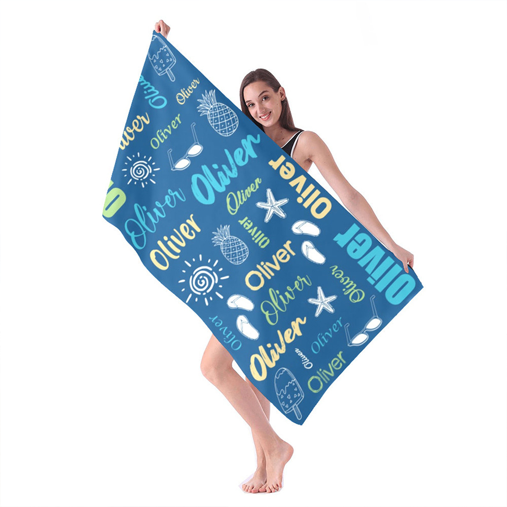Personalized Lovely Kid Towel for Summer & Beach | CWTowel16