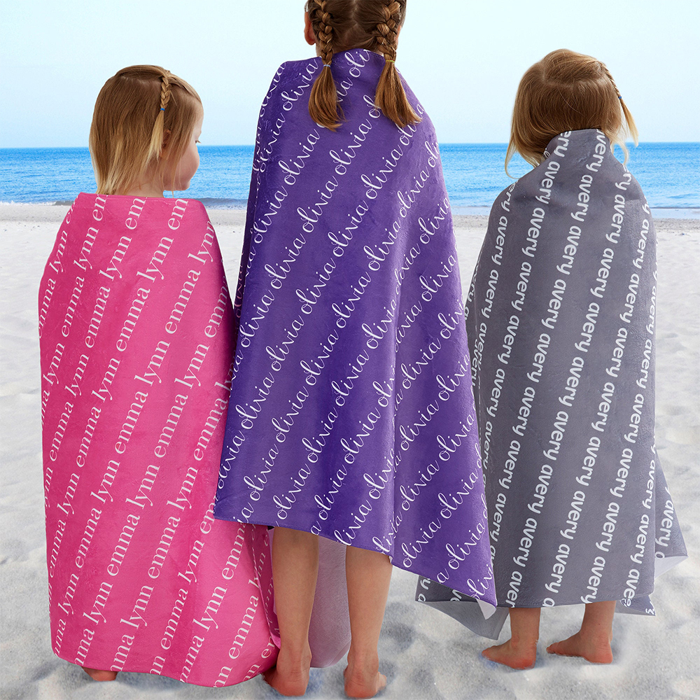Personalized Lovely Kid Towel for Summer & Beach | CWTowel19