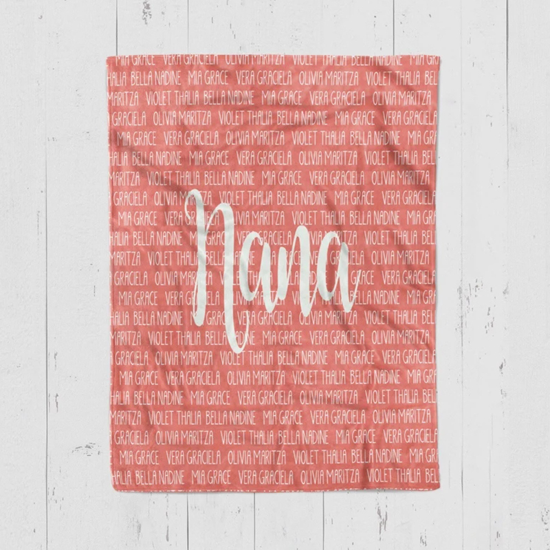 Personalized Love Mom Blanket for Comfort & Unique | CWMom02