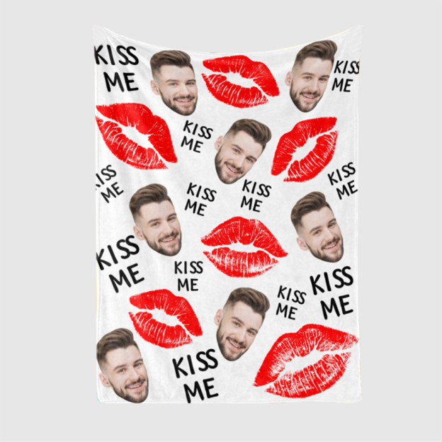 Personalized Funny Face Blanket for Comfort & Unique | BKFace06