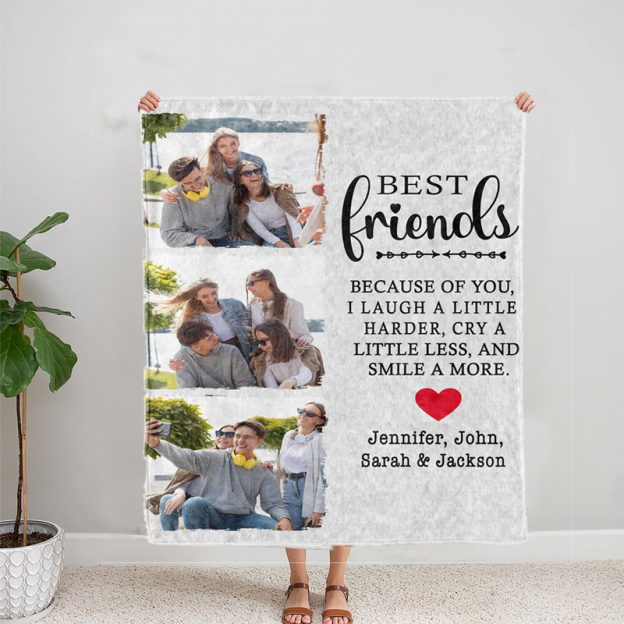 Personalized Memorial Photo Blanket for Comfort & Unique | BKphoto14