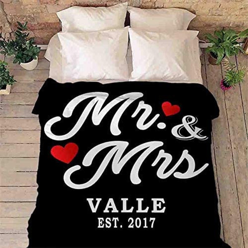 Personalized Anniversary Blanket for Comfort & Unique | BKAN004