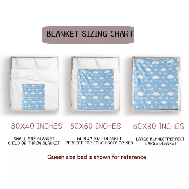 Personalized Lovely Kid Blanket for Comfort & Unique | BKKid05