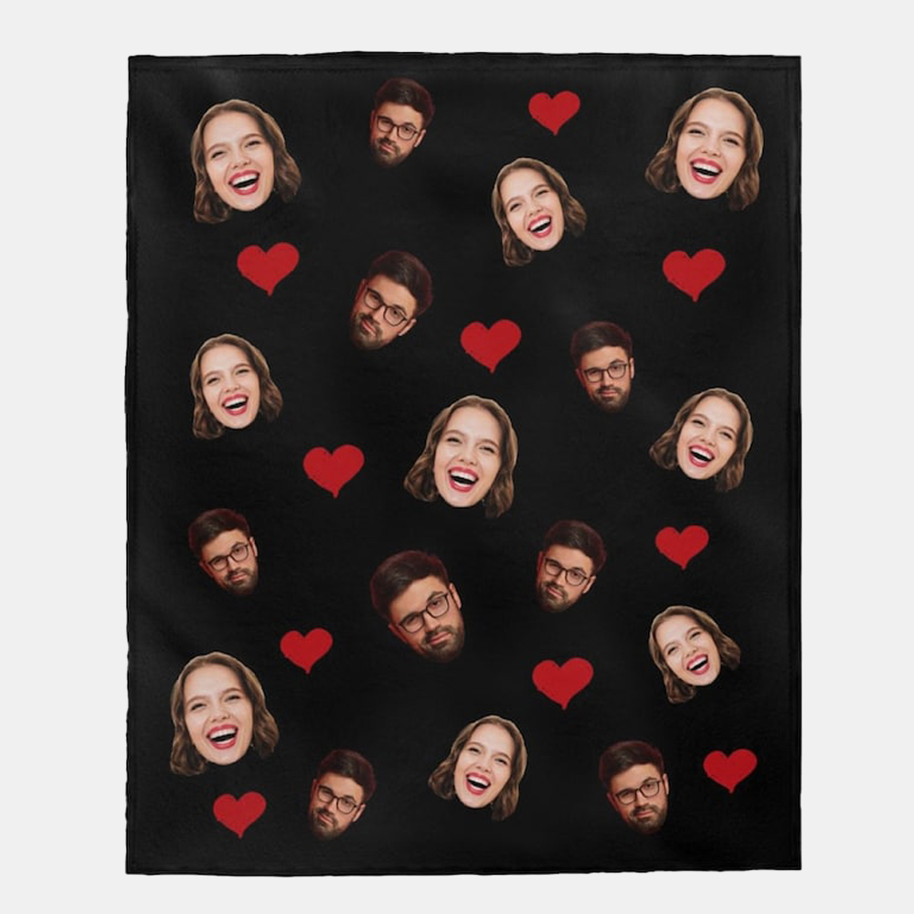 Personalized Funny Face Blanket for Comfort & Unique | BKFace05