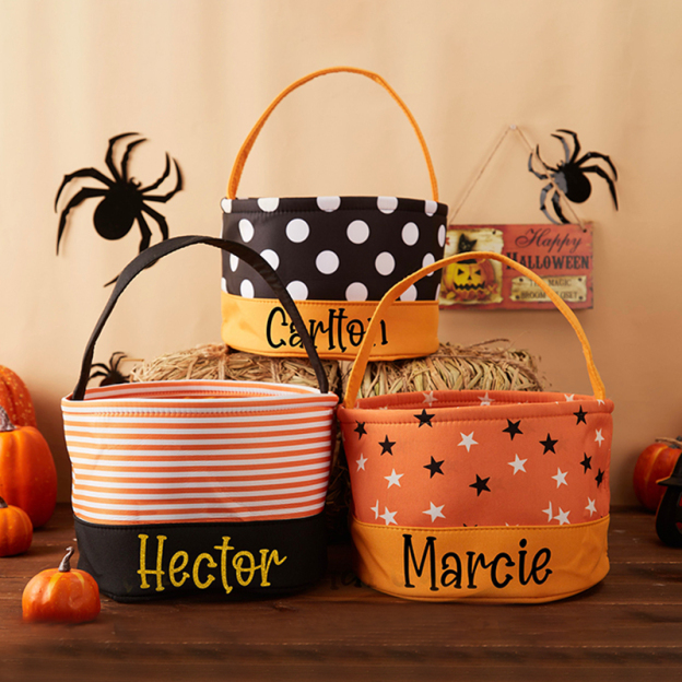Personalized Name Halloween Bucket | CWHalloween01