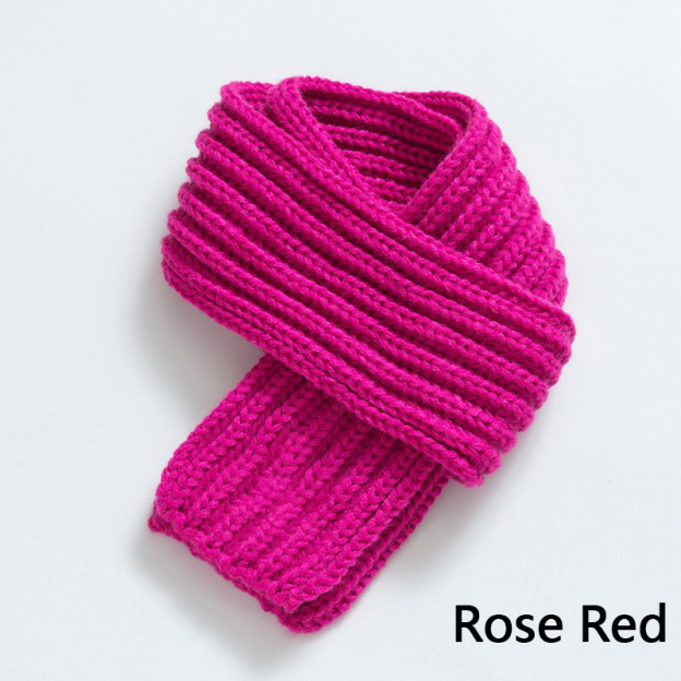 Personalized Embroidery Kid Color Scarf for Comfort & Unique | HSKid06