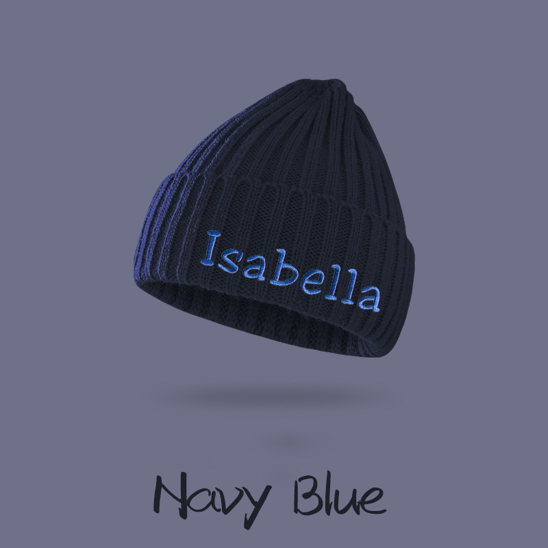 Personalized Embroidery Kid & Adult Color Beanies for Comfort & Unique | HSKid04