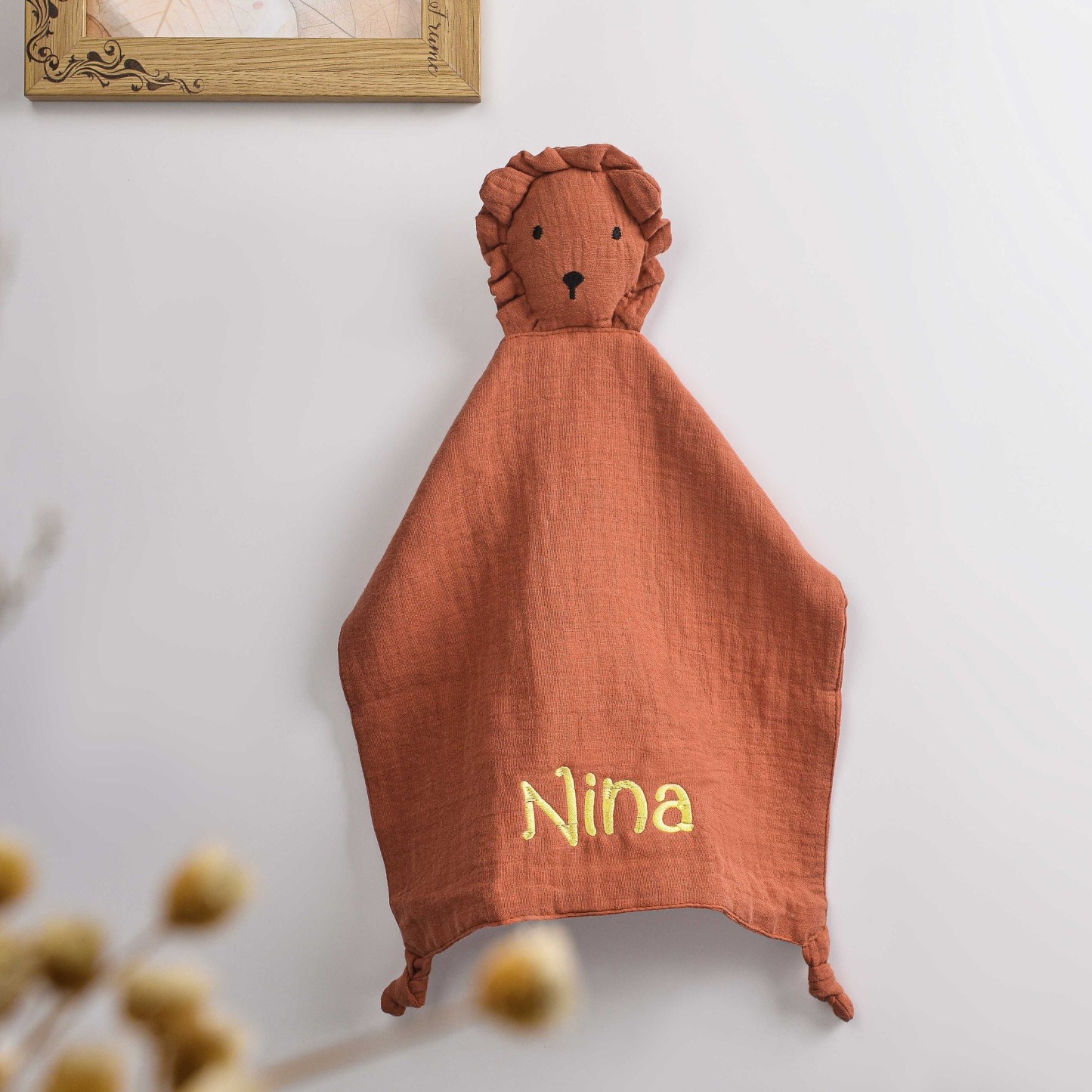 Personalized Baby Embroidery Comforter Sleep Toy | CWToy02