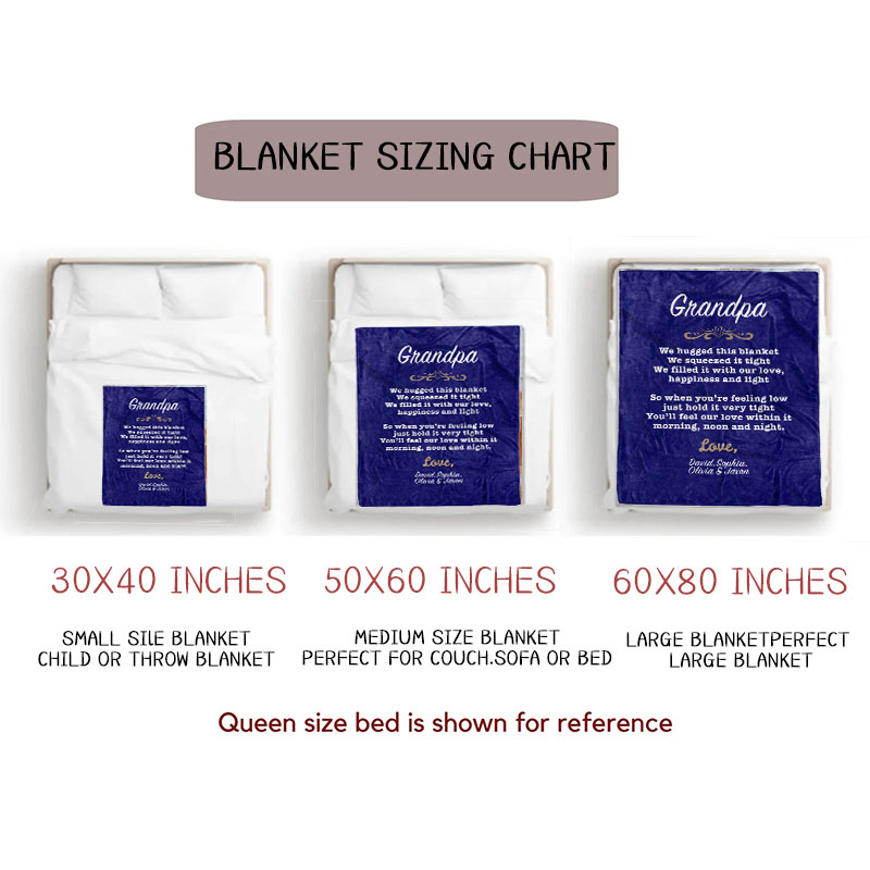 Personalized Love Letter Blanket for Comfort & Unique | BKletter09