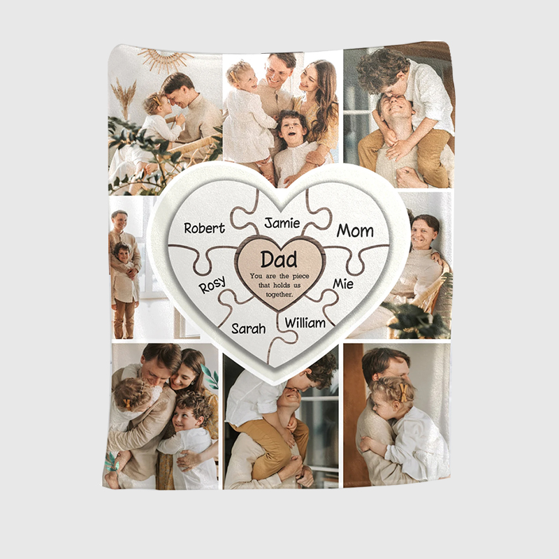Personalized Memorial Photo Blanket for Comfort & Unique | BKphoto02