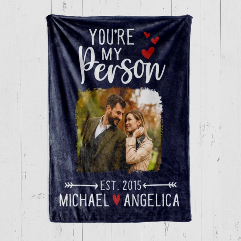 Personalized Anniversary Blanket for Comfort & Unique | BKAN012