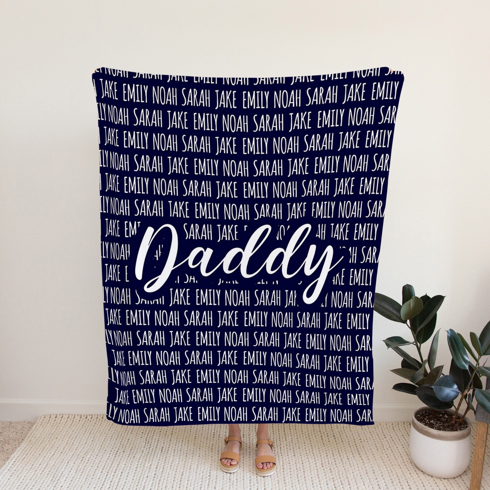 Personalized Family Name Blanket for Comfort & Unique | BKName01