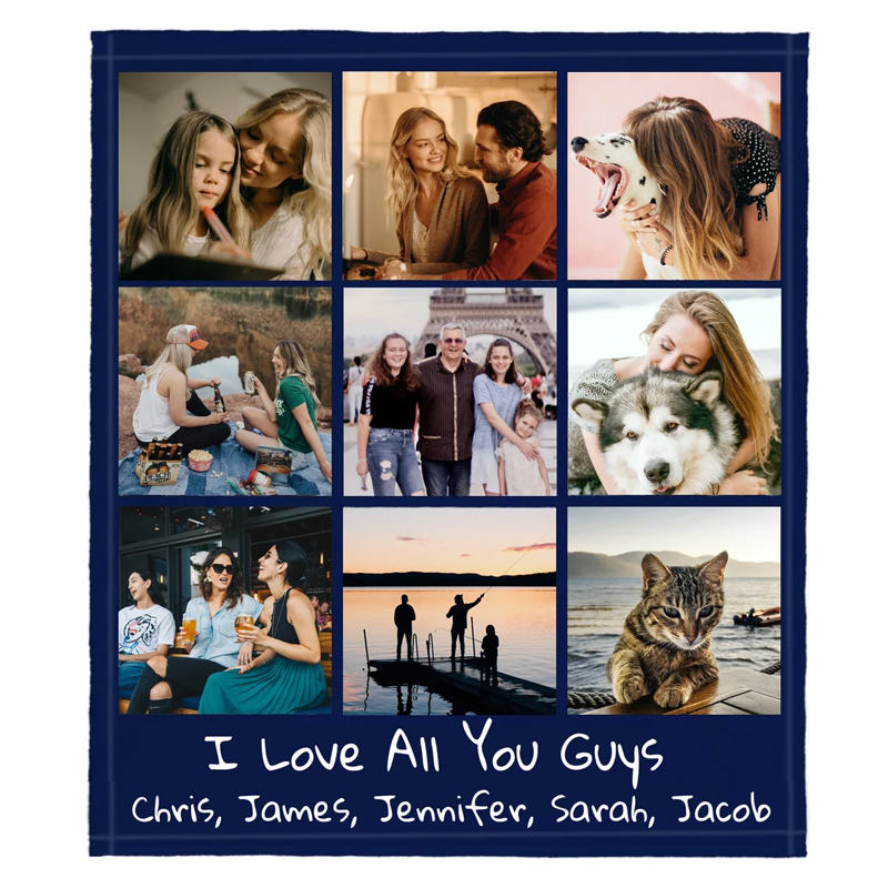 Personalized Photo Blanket for Comfort & Unique | BKphoto01