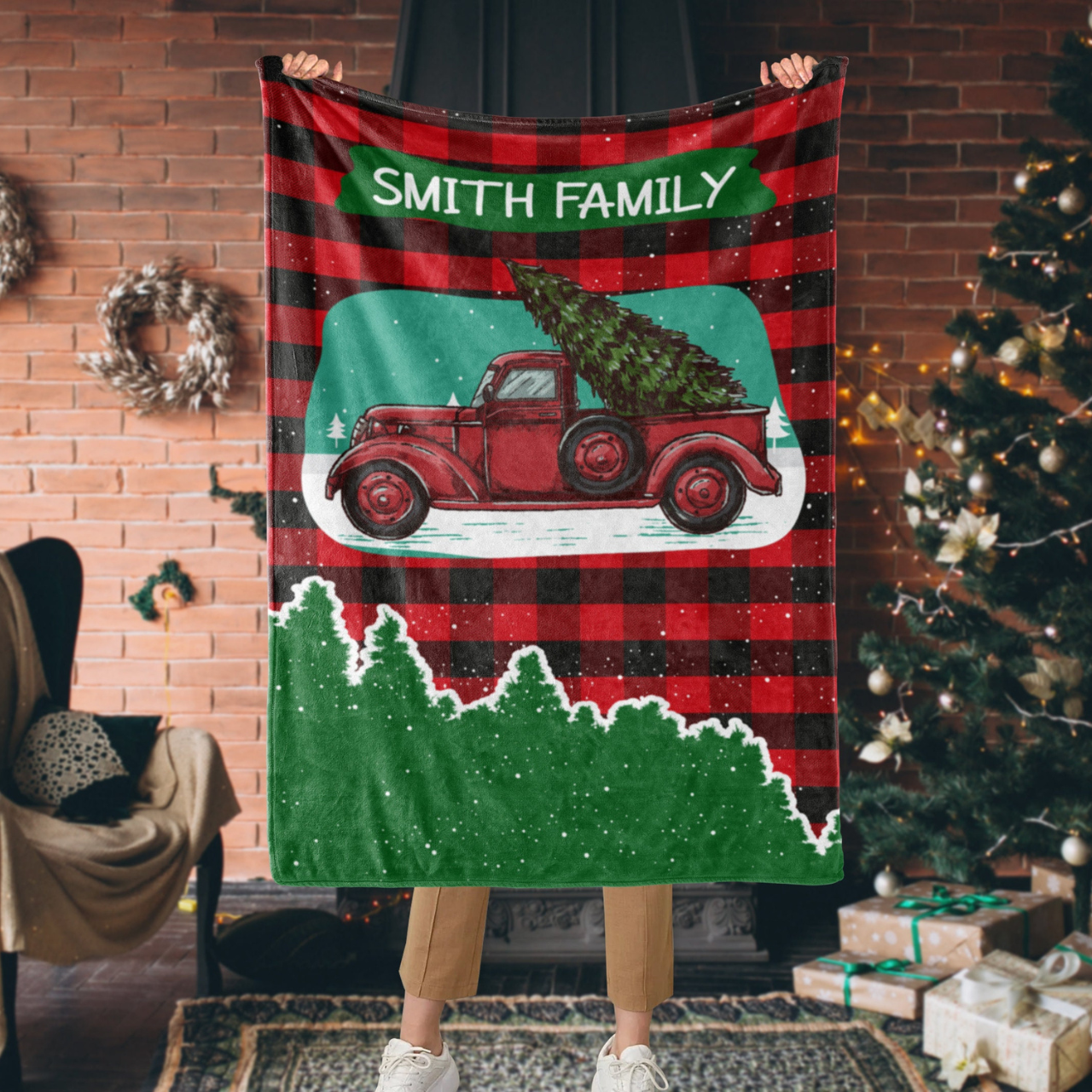 Personalized Merry Christmas Blanket for Comfort & Unique | BKMC04