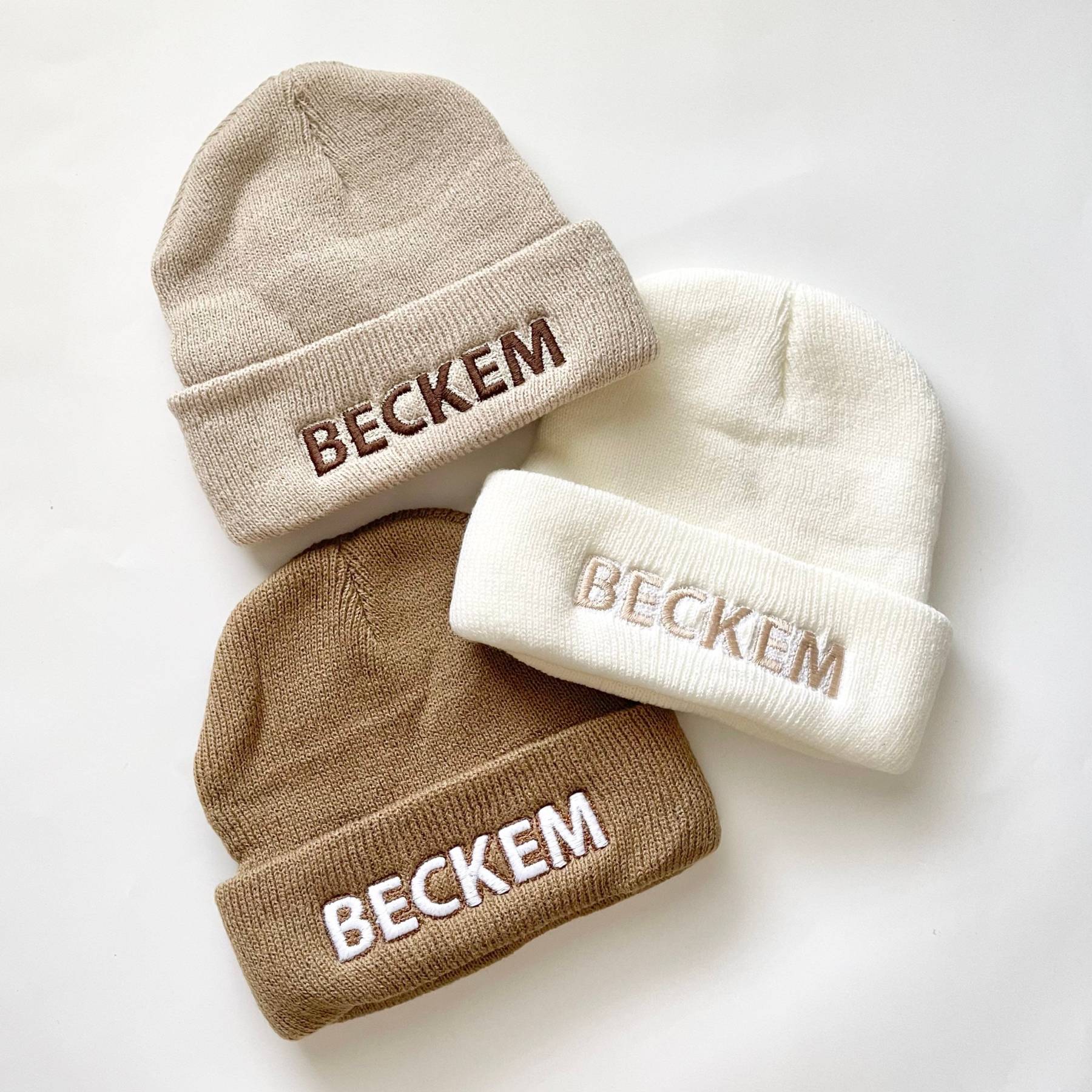 Personalized Embroidery Beanie Hat with Monogram for Comfort & Unique | HSKid15