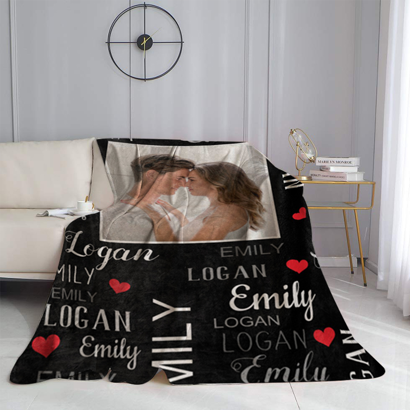Personalized Memorial Photo Blanket for Comfort & Unique | BKPhoto24