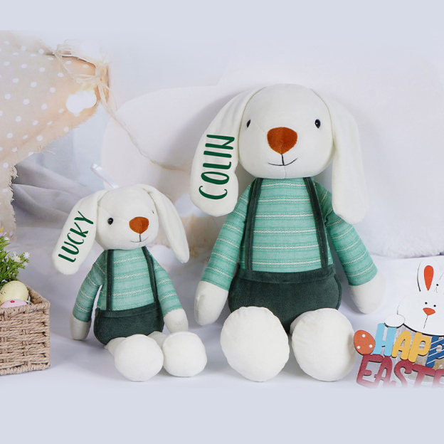 Personalized Name Monogrammed Bunny Rabbit | CWEaster08