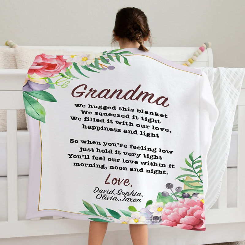 Personalized Love Letter Blanket for Comfort & Unique | BKletter04