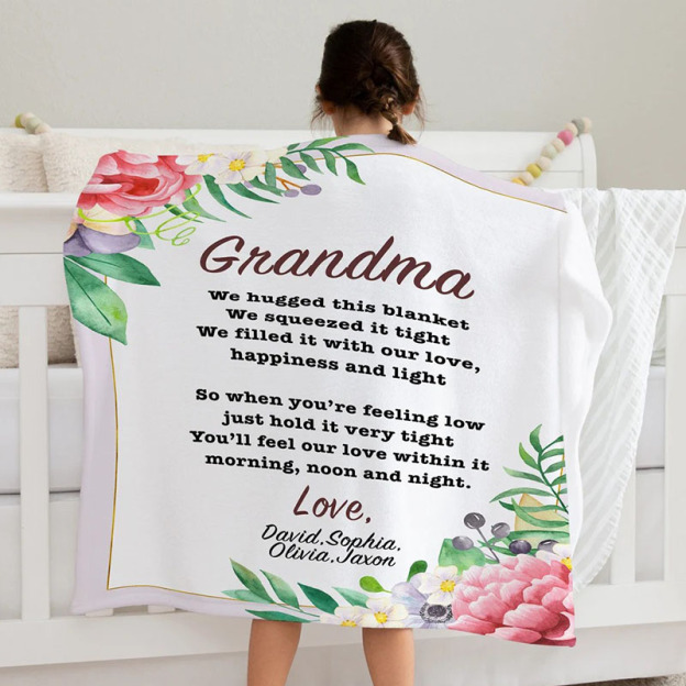 Personalized Love Letter Blanket for Comfort & Unique | BKletter04