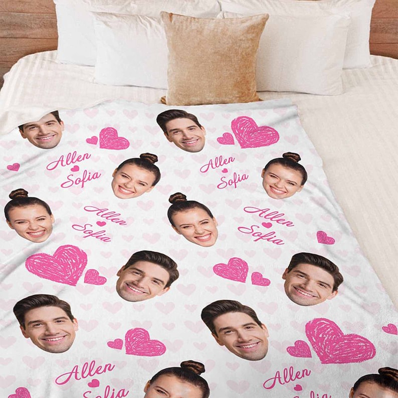 Personalized Funny Face Blanket for Comfort & Unique | BKFace04