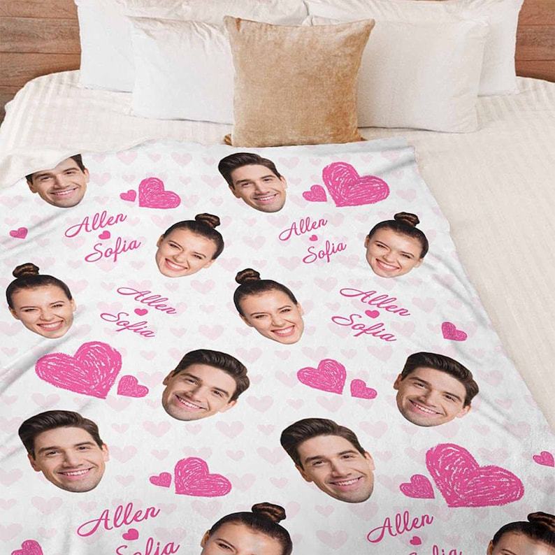 Personalized Funny Face Blanket for Comfort & Unique | BKFace04