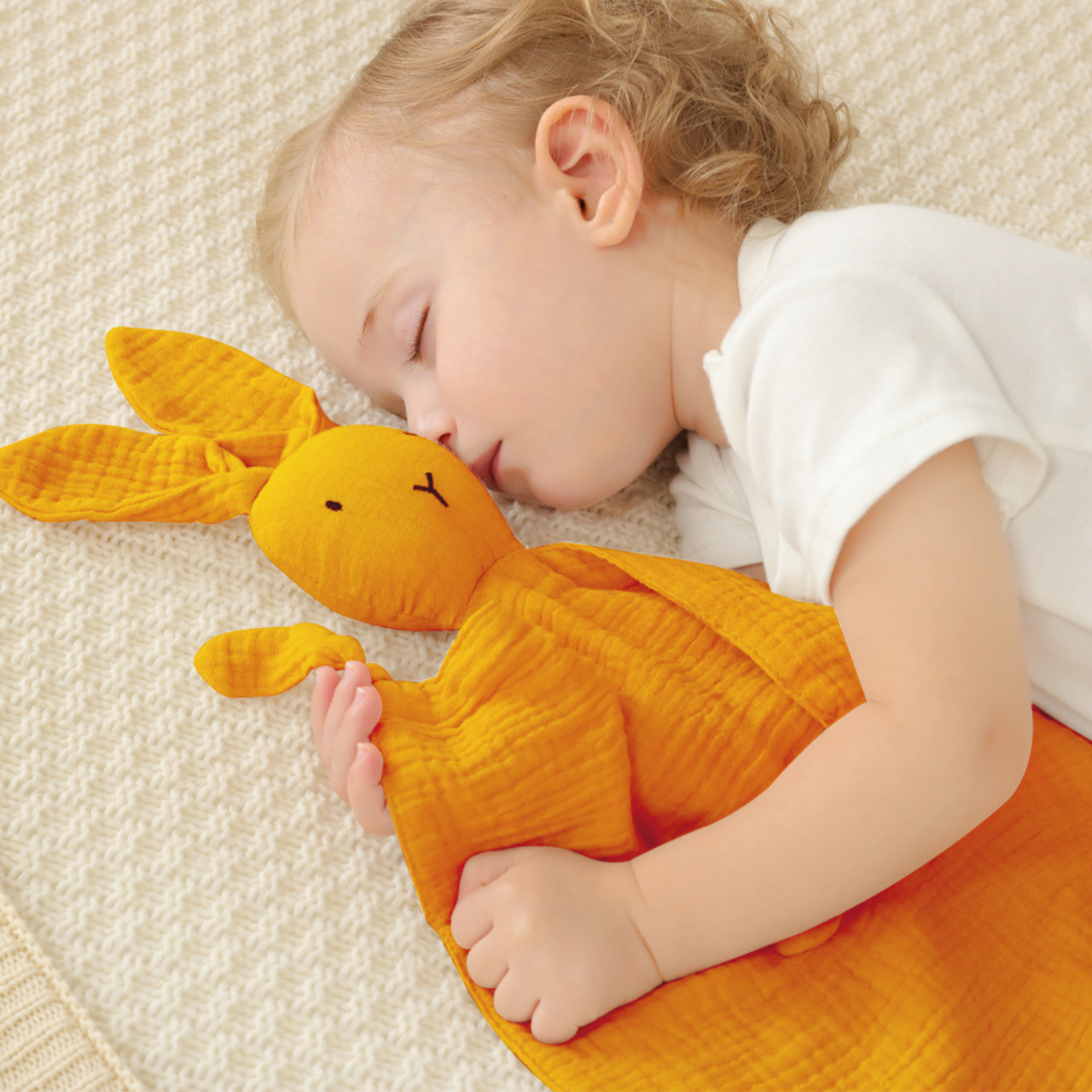 Personalized Baby Embroidery Comforter Sleep Toy | CWToy02