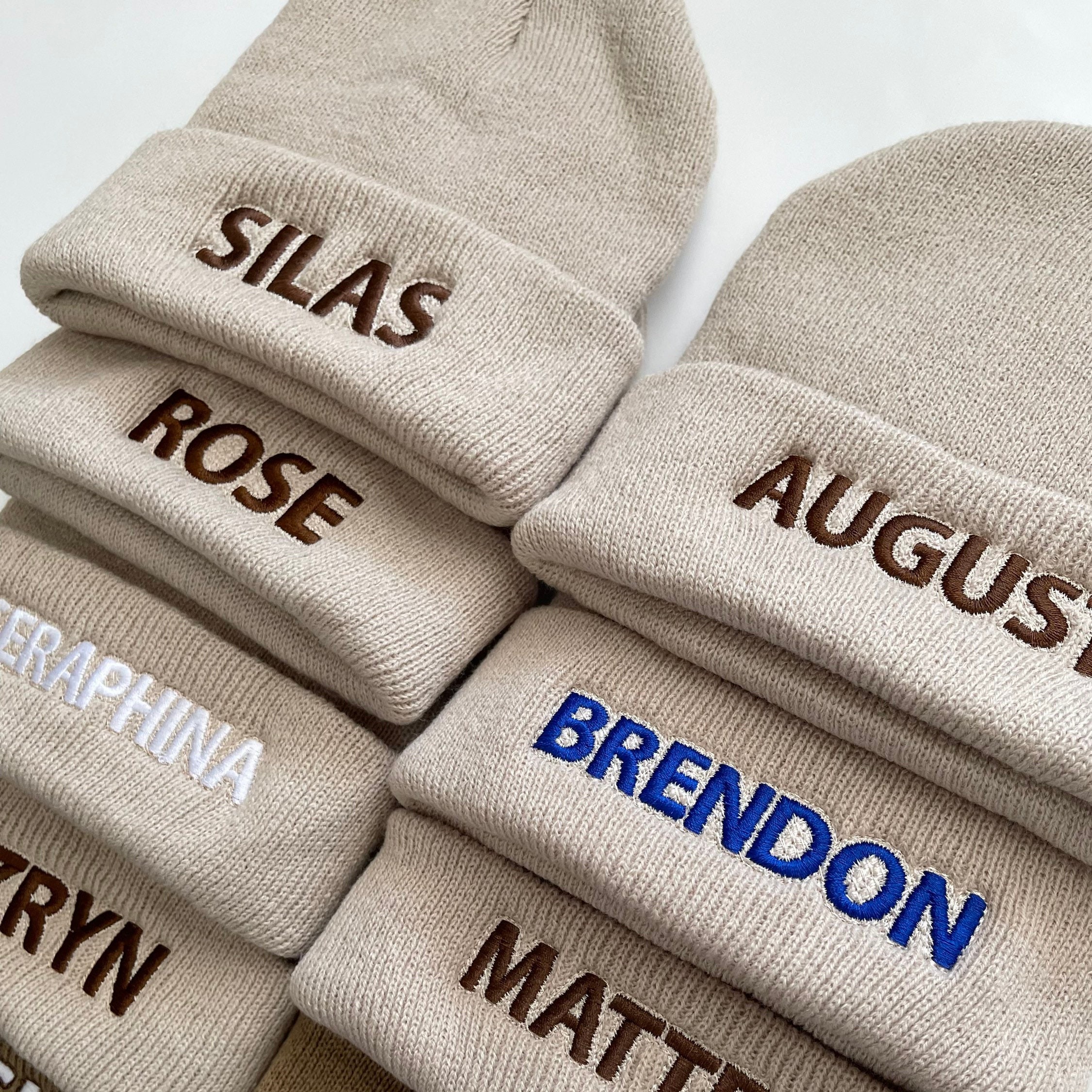 Personalized Embroidery Beanie Hat with Monogram for Comfort & Unique | HSKid15