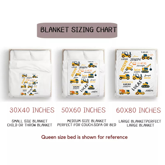 Personalized Lovely Kid Blanket for Comfort & Unique | BKKid07