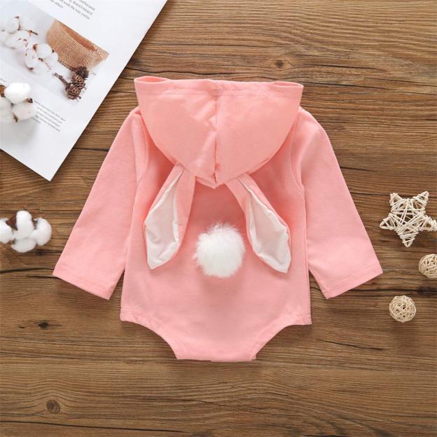 Personalized Baby Easter Bunny Cotton Onesie | CWBaby07