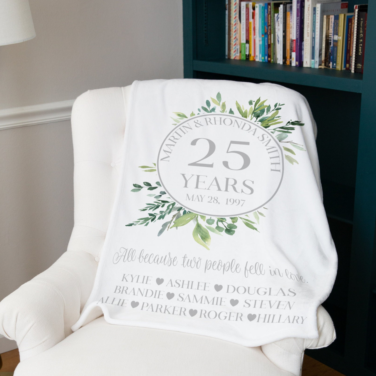 Personalized Anniversary Blanket for Comfort & Unique | BKAN003