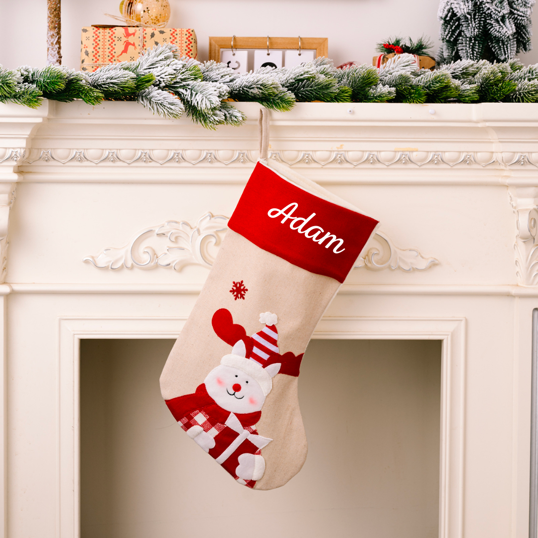 Personalized Christmas Stockings with Family Name | MCGift02