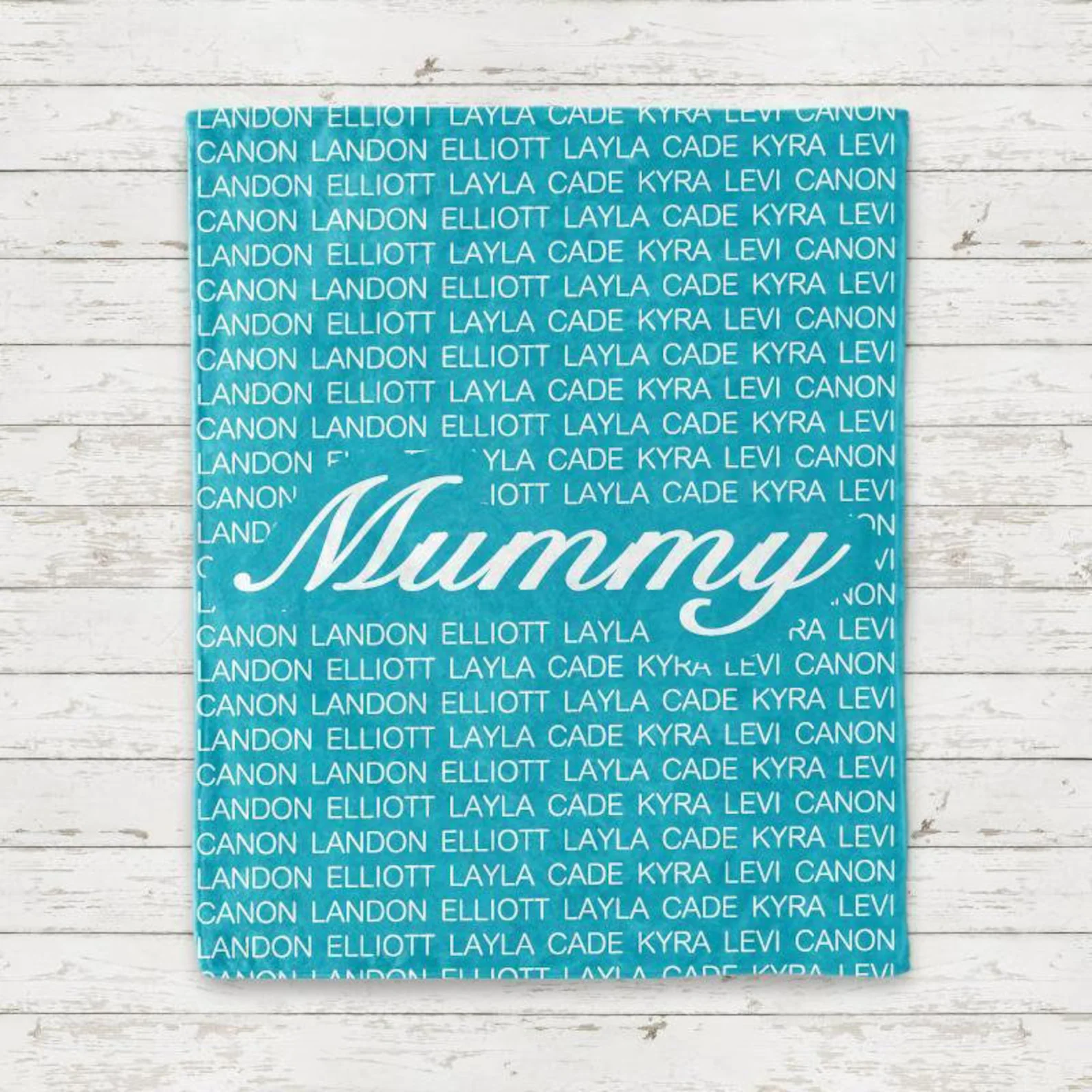 Personalized Family Name Blanket for Comfort & Unique | BKName01