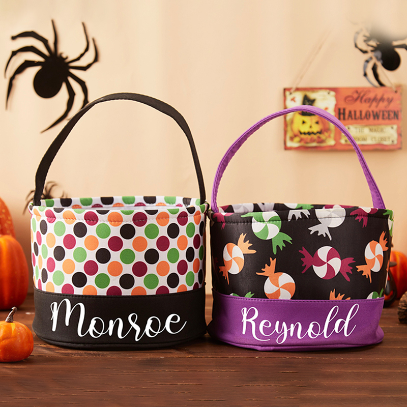 Personalized Name Halloween Bucket | CWHalloween01