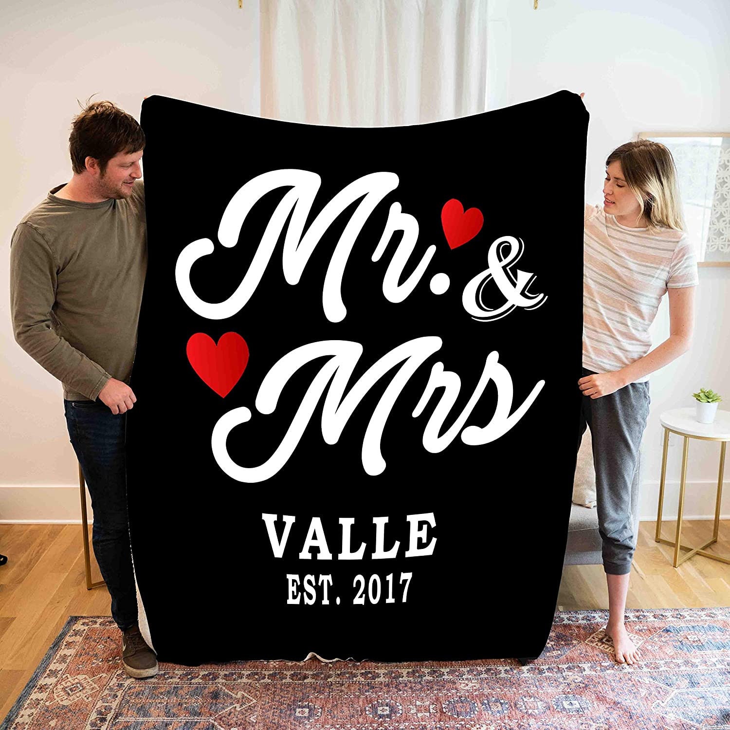 Personalized Anniversary Blanket for Comfort & Unique | BKAN004