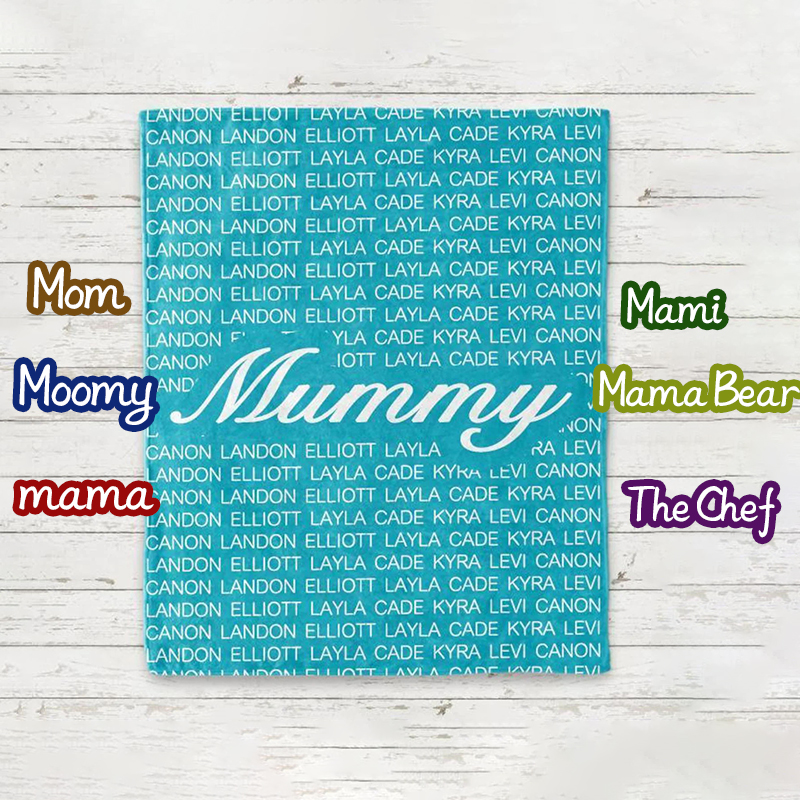 Personalized Family Name Blanket for Comfort & Unique | BKName01